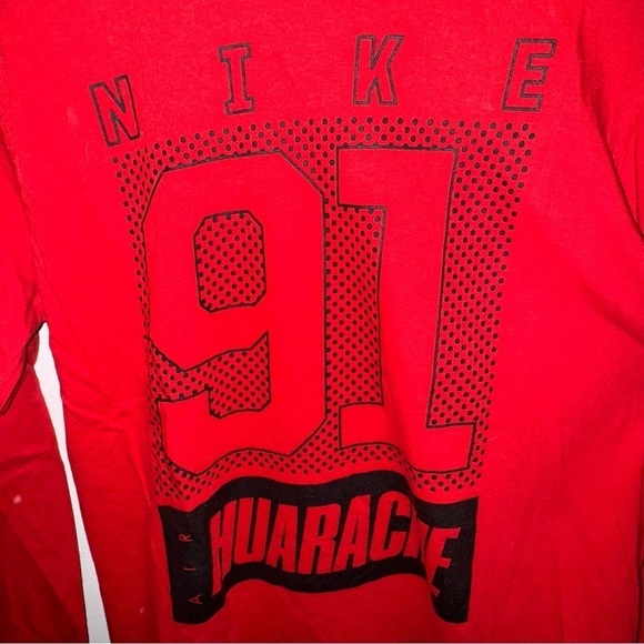 The Nike Tee Nike Air Huarache 91 Long Sleeve T-shirt Men’s Size Medium - Picture 2 of 8